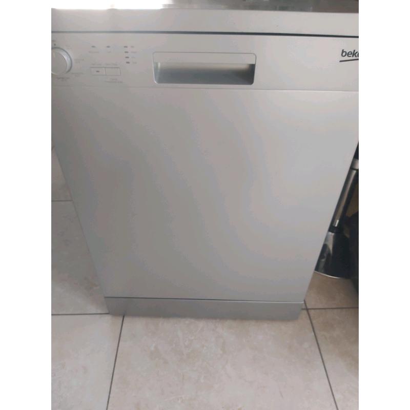 Used Beko Silver Dishwasher Immaculate