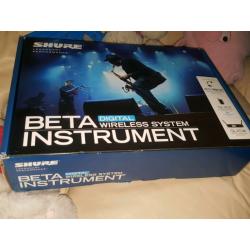 Shure GLXD14/B98 Digital Instrument Wireless System with Beta 98H/C Mi