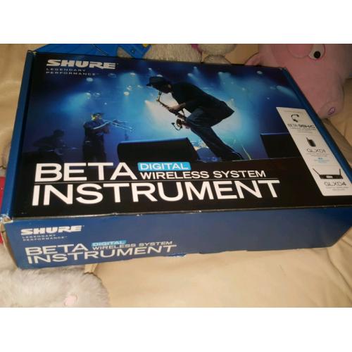Shure GLXD14/B98 Digital Instrument Wireless System with Beta 98H/C Mi