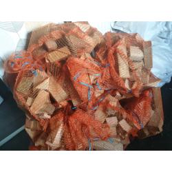 Logs, kidling and fire wood