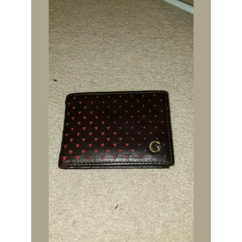 Leather credit card holder wallet