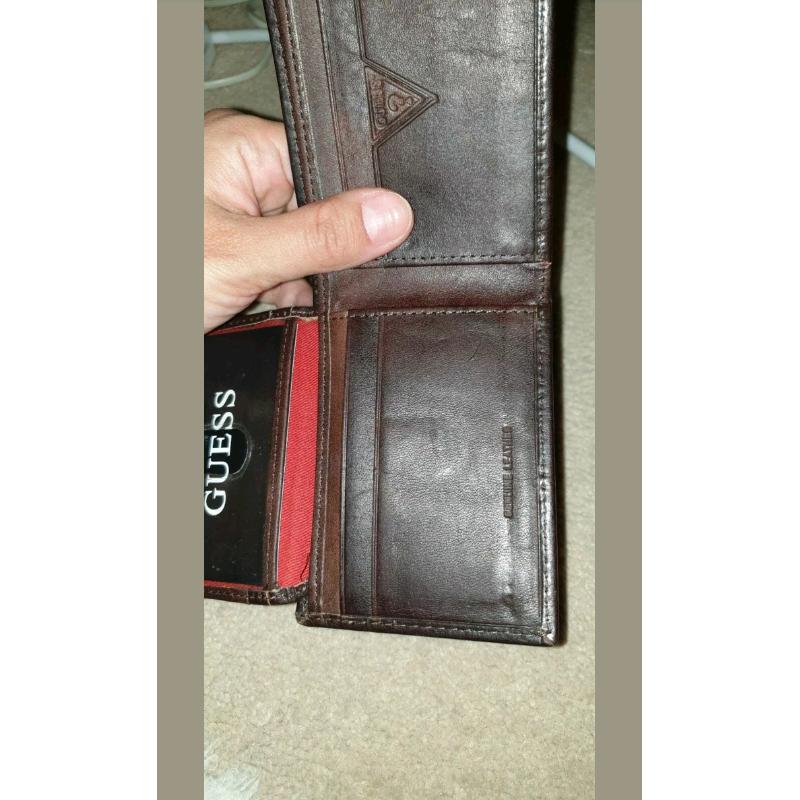 Leather credit card holder wallet