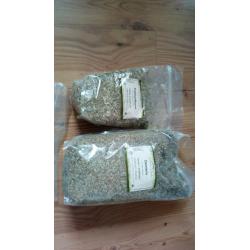 Organic Damiana passionflower lobelia skullcap herbs