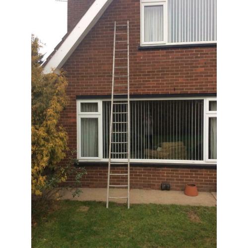 One piece Aluminum ladder