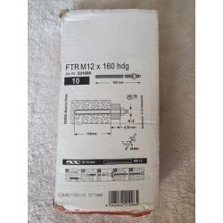 Fischer FTR M12 x 160 HDG Pack Of 10
