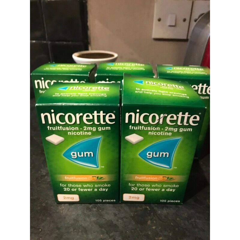 Nicorette patches and gum