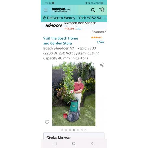 Bosch Garden Shredder AXT