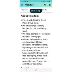 Bosch Garden Shredder AXT