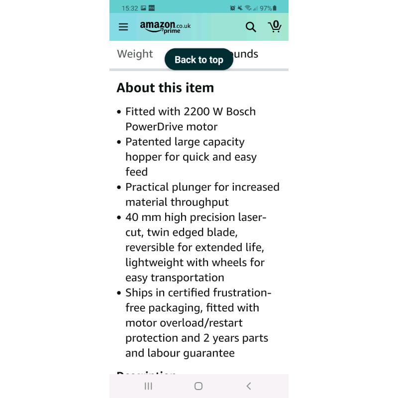 Bosch Garden Shredder AXT