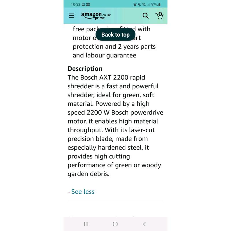 Bosch Garden Shredder AXT