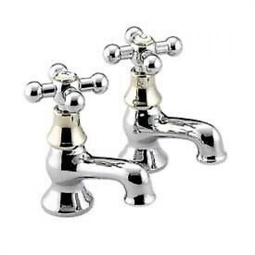Unused Bristan Victoriana basin taps