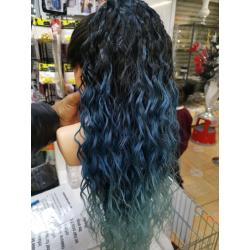 Ombre ponytails
