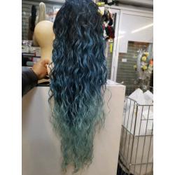 Ombre ponytails