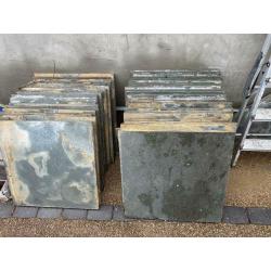 Grey natural slate - approx 30sq metres