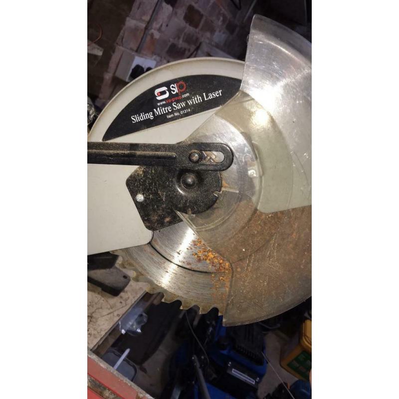 **REDUCED** SIP 01314 10" Sliding Compound Mitre Saw