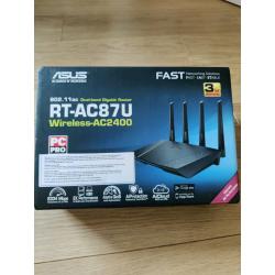 Gigabit Wireless Router RT-AC87U gaming Virgin BT Fiber