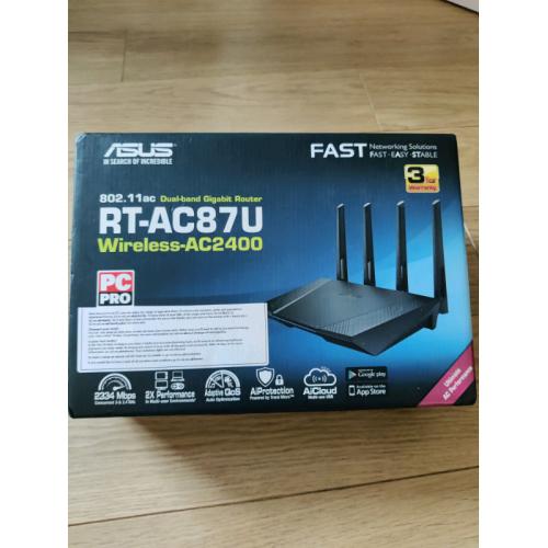 Gigabit Wireless Router RT-AC87U gaming Virgin BT Fiber
