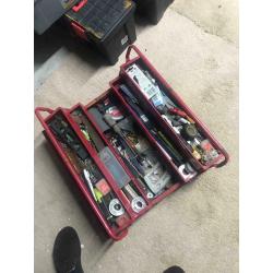 Tool boxes with tools x 4. ?50 ono