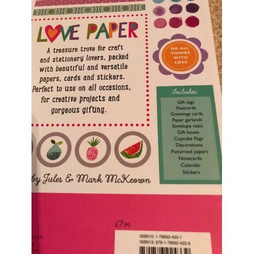 *Brand New* Love Paper book