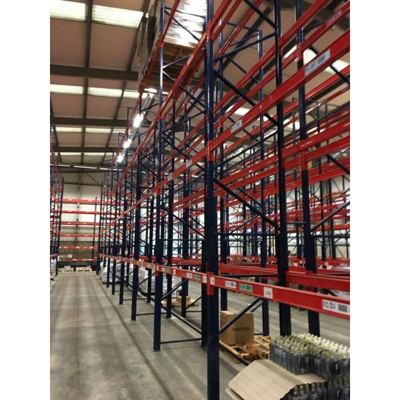 job lot 50 bays of sperrin pallet racking AS NEW( storage , shelving )