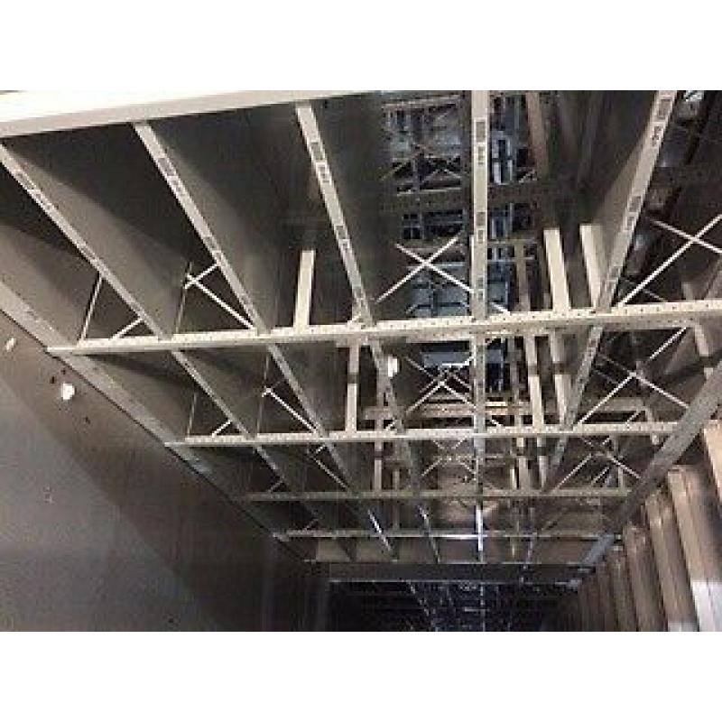JOB LOT 5 bays of LINK industrial shelving 2.1m high AS NEW ( storage , pallet racking )