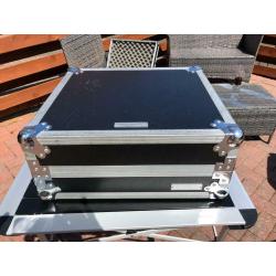 DJ mixer and microphones