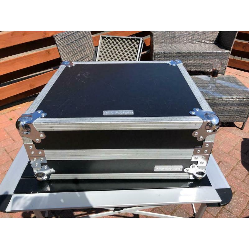 DJ mixer and microphones