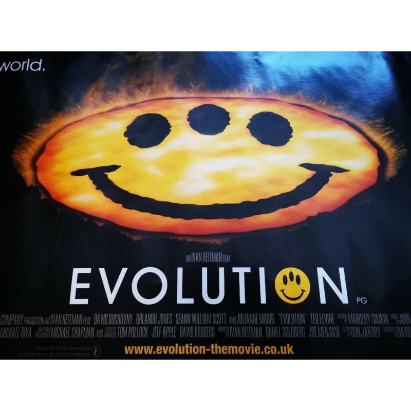 Evolution UK Quad Movie Poster One Sheet