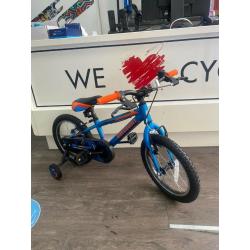 Greenway 16' Blue and orange Children's Bicycle - BRAND NEW - COLLECTION TODAY OR DELIVERY AVAILABLE