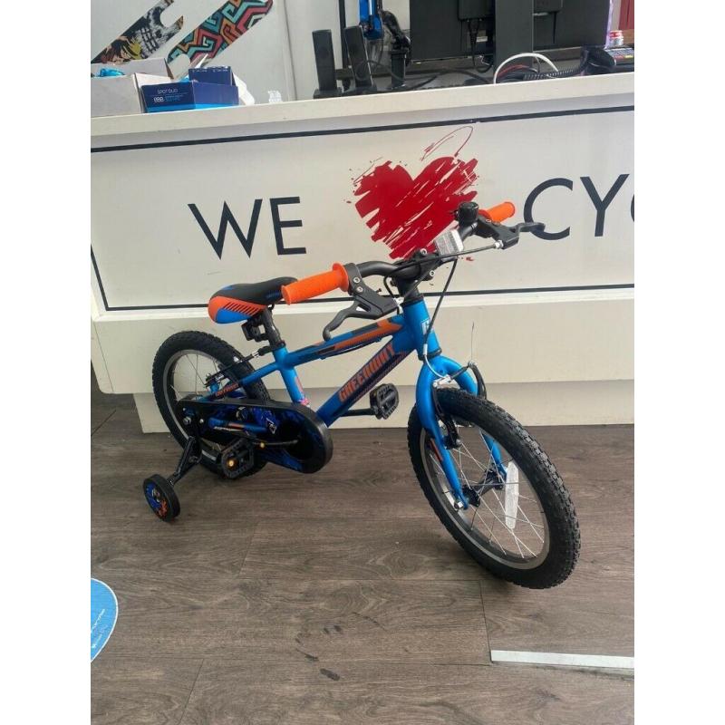 Greenway 16' Blue and orange Children's Bicycle - BRAND NEW - COLLECTION TODAY OR DELIVERY AVAILABLE