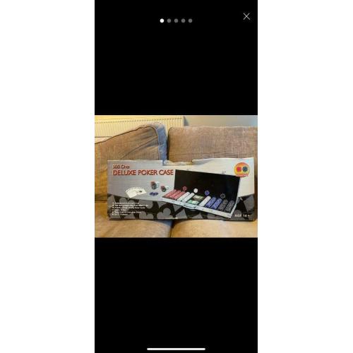 500 chip poker set (unopened)