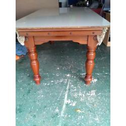 Snooker table, slate bed, 6' X 3'