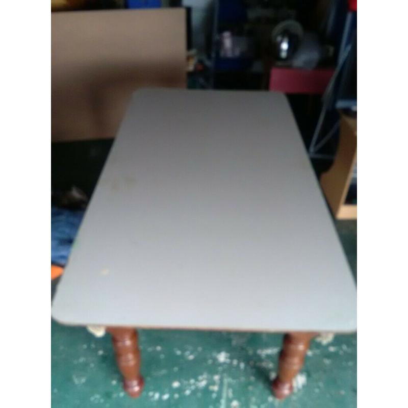 Snooker table, slate bed, 6' X 3'