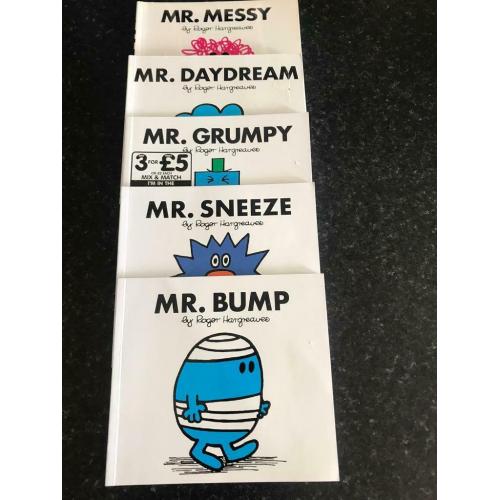 Mr men books like new