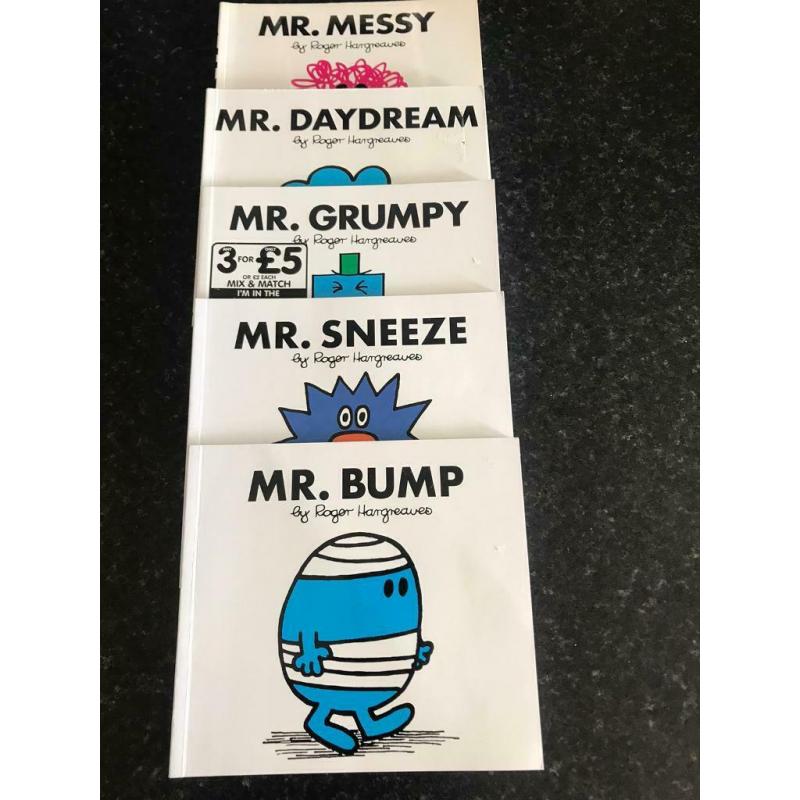 Mr men books like new