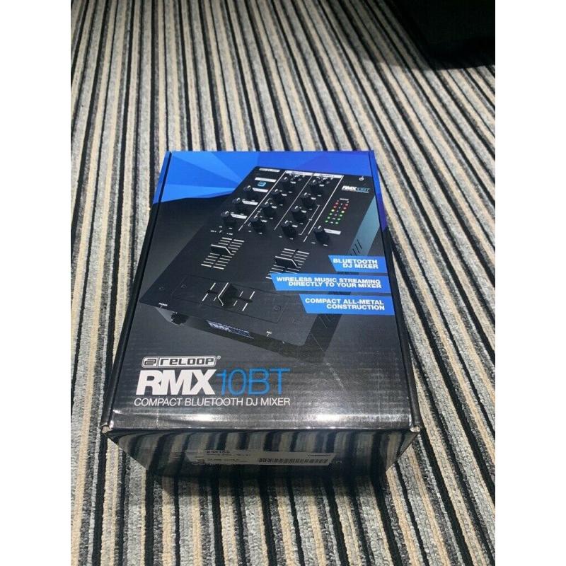 Brand New - Reloop RMX10 Bluetooth Mixer (2 channel)