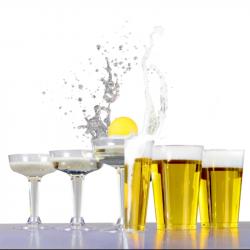 Beer & Prosecco Pong Game. Fun, 28 Piece, Party Drinking Game