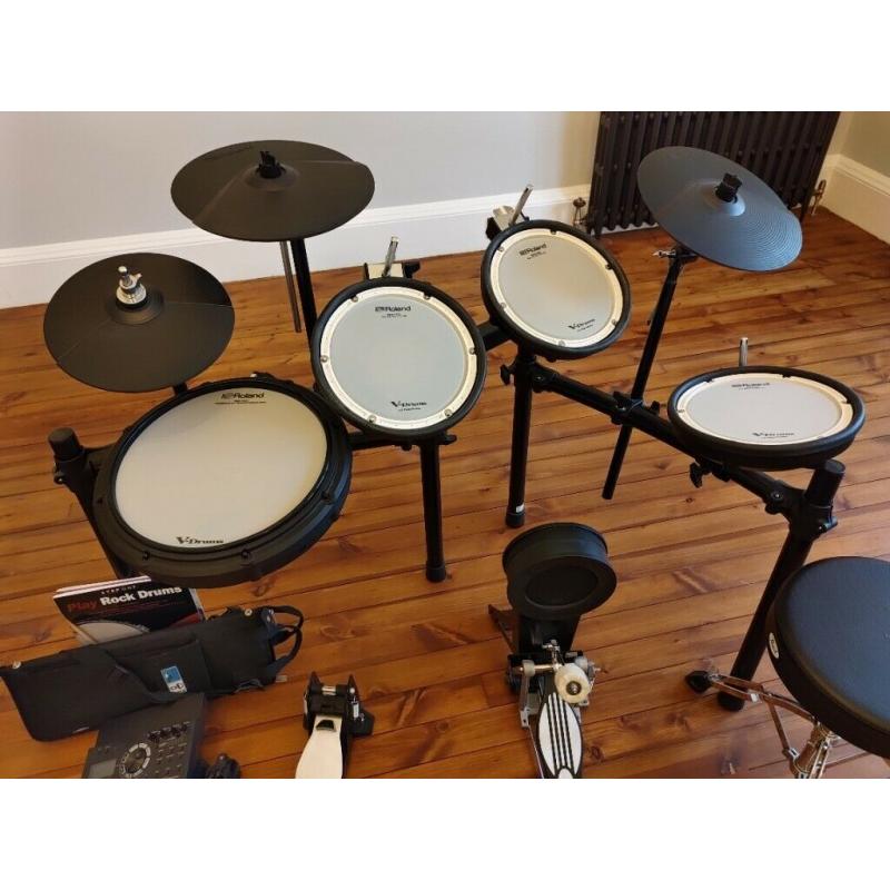 Roland TD-17KV V-Drums Electronic Drum Kit With Mesh-Head Skins