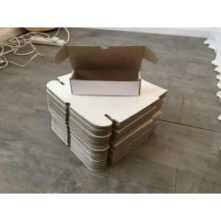 100x cardboard box white postal boxes strong corrugated shipping packaging
