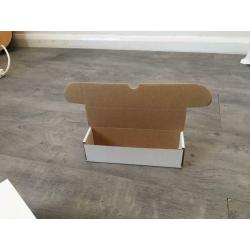 100x cardboard box white postal boxes strong corrugated shipping packaging