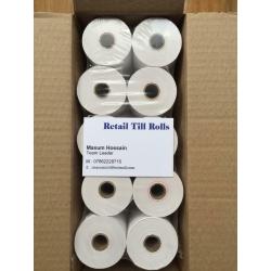 Just Eat, Hungry House, Credit Card, Pay Zone, Machine Rolls 57x50 mm 20 Rolls x 1 Box=20 Rolls