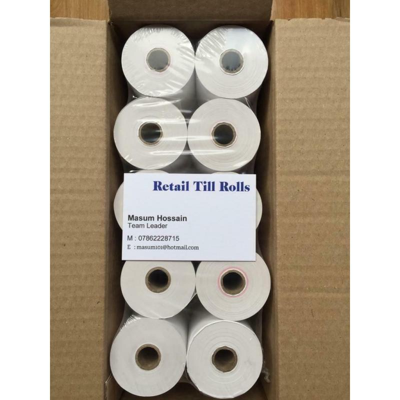 Just Eat, Hungry House, Credit Card, Pay Zone, Machine Rolls 57x50 mm 20 Rolls x 1 Box=20 Rolls