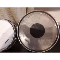 8",10",12" Remo RotoToms with link bar.