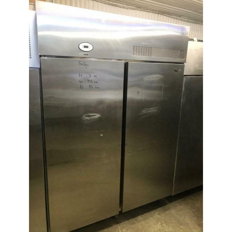 commercial double door fridge for shop cafe restaurant takeaway pizza restaurant fdvdss