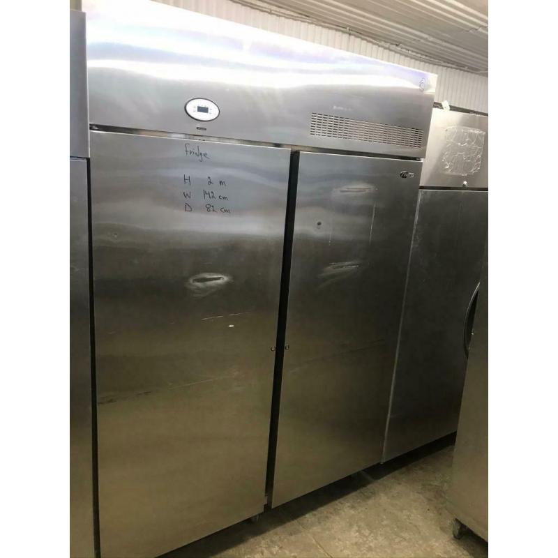 commercial double door fridge for shop cafe restaurant takeaway pizza restaurant fdvdss