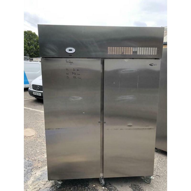 commercial double door fridge for shop cafe restaurant takeaway pizza restaurant fdvdss