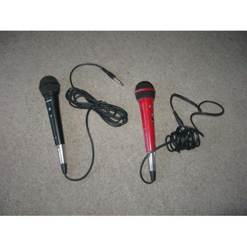 Skytec Karaoke Mic's x 2