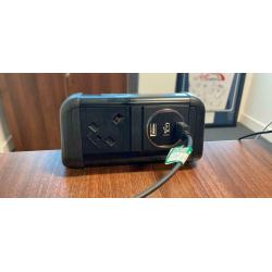 Power charge with twin USB