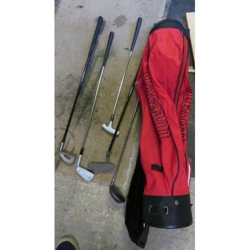 childrens golf clubs and bag