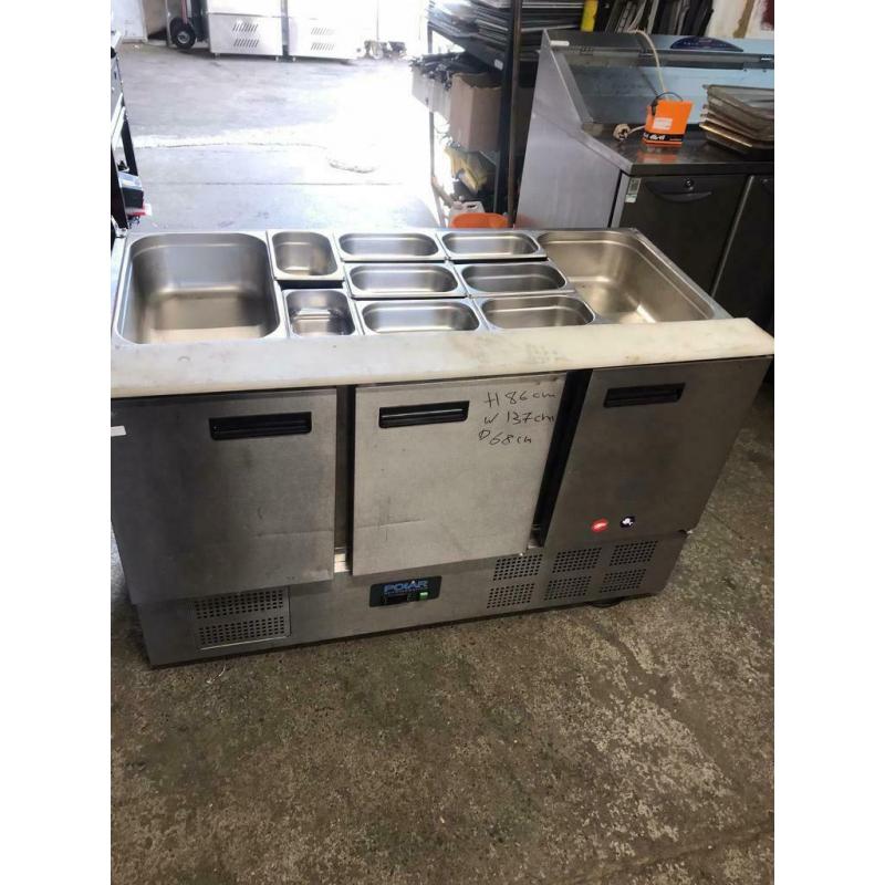 Commercial bench counter pizza fridge for pizza meat chiller jshshwh